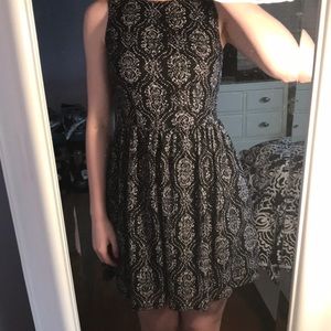 Black and white dress